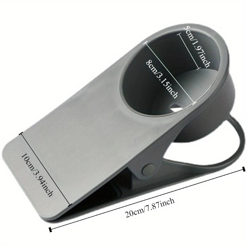 ABS Cup Holder, Automotive Creativity, Table Side Water Cup Holder, Office Desk Computer Desk Fixed Cup Holder