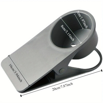 ABS Cup Holder, Automotive Creativity, Table Side Water Cup Holder, Office Desk Computer Desk Fixed Cup Holder